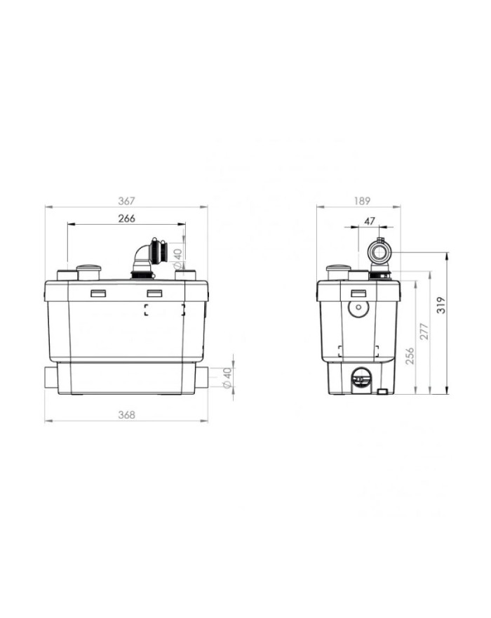 SFA Sanitrit Sanivite Plus Domestic pump