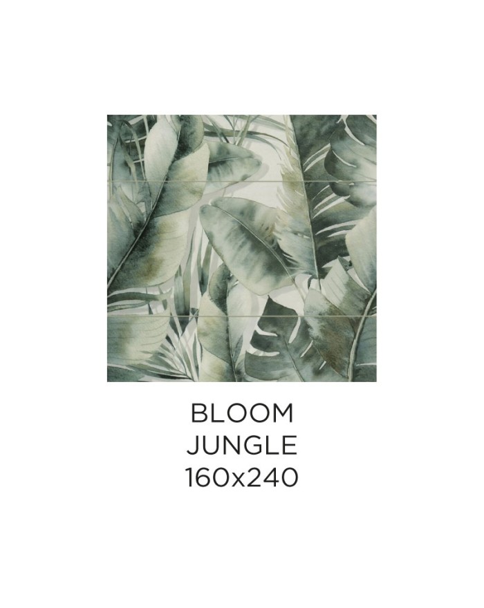 FAP Ceramiche Bloom Insert Tile Mix3 160x240 cm Jungle