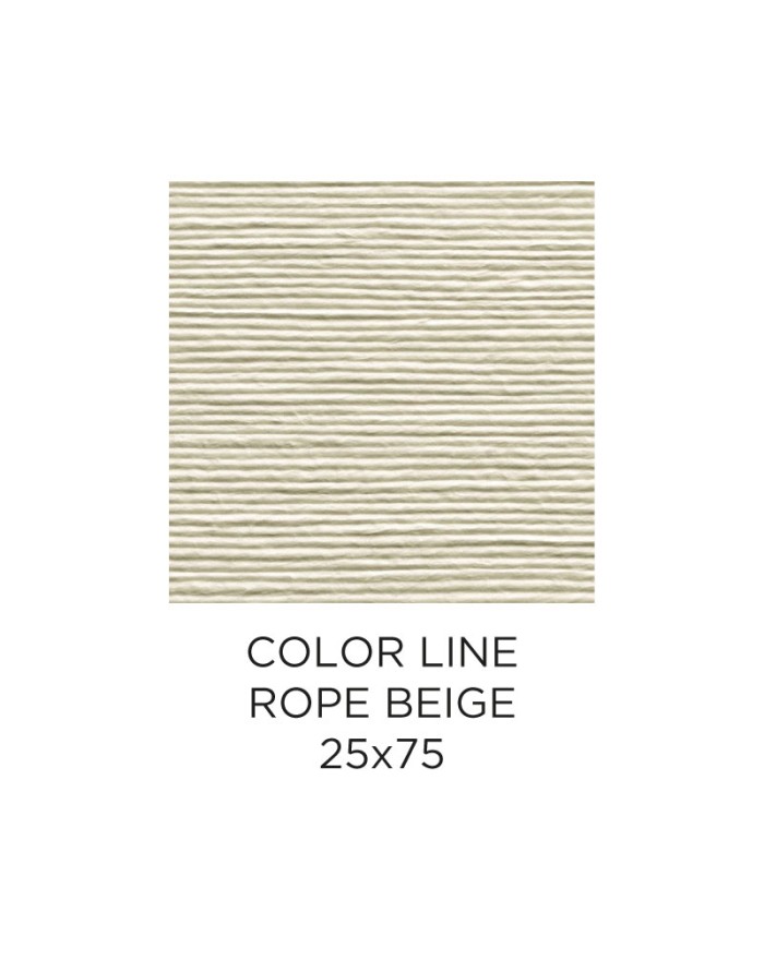 FAP Ceramiche Color Line Tile 25x75 cm Rope Beige