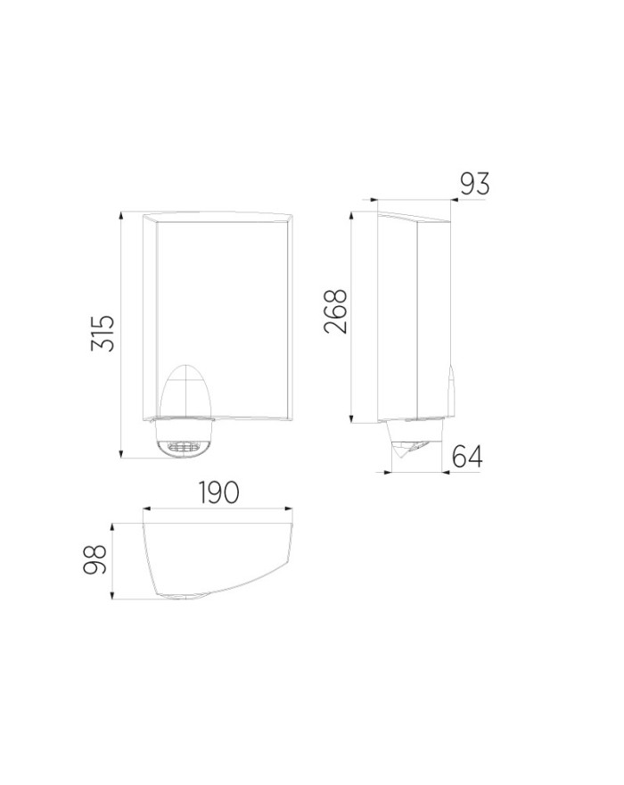 INDA Hotellerie Electric hand dryer with safety thermostat