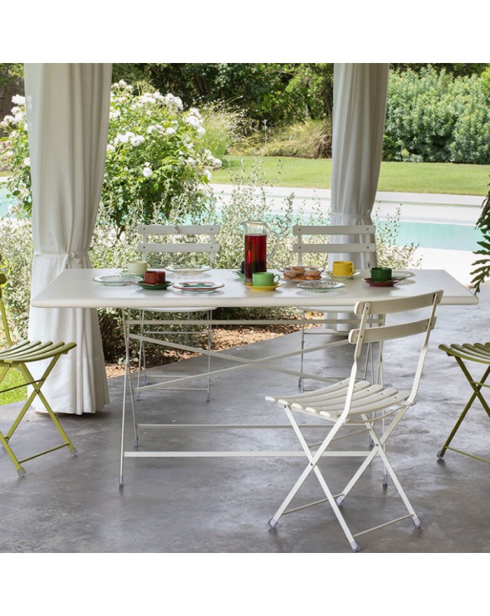 EMU Arc En Ciel Garden table 110x70 cm white