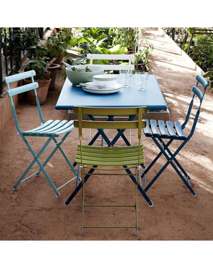 EMU Arc En Ciel Garden table 110x70 cm blue