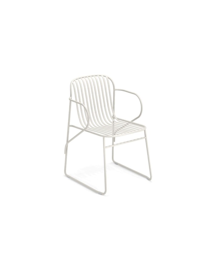 EMU Riviera White outdoor armchair