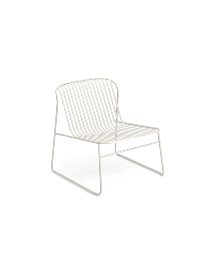 EMU Riviera White garden relax armchair