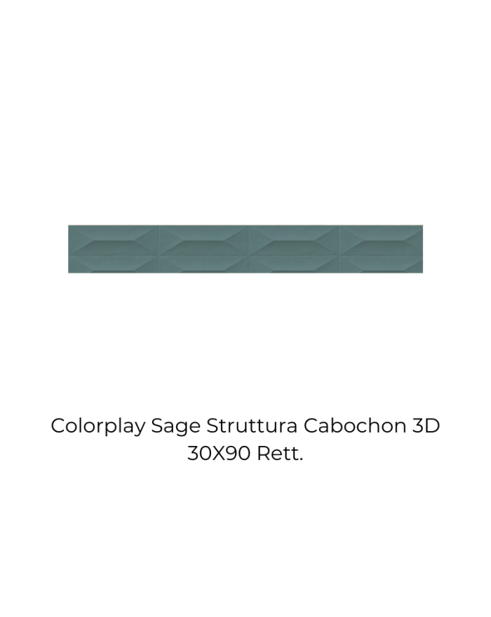 piastrella struttura sage cabochon 3D 30x90 cm Marazzi Colorplay  M4KX