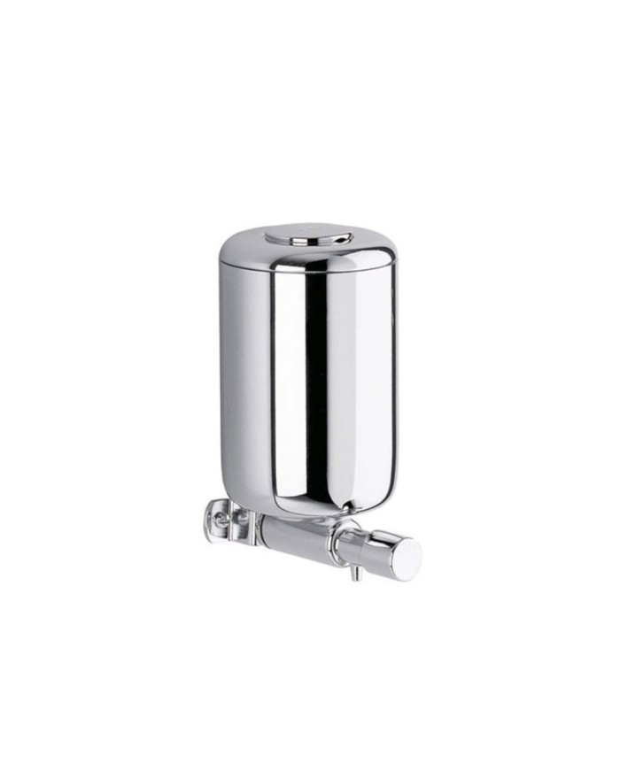 INDA Hotellerie Chrome Wall Mounted Soap Dispenser Diameter 8 cm