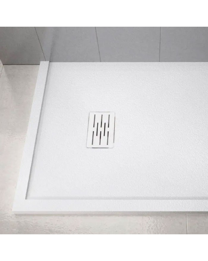 Piatto Doccia SFA Kinedo Ardesia Matt 80x80 cm Bianco PI#ADM308080BM