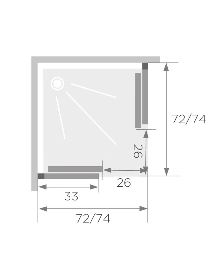 SFA Kinedo Sliding door for...