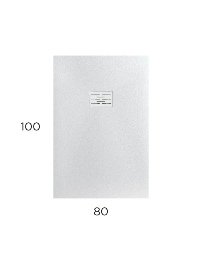 Piatto Doccia Ardesia Matt Bianco SFA Kinedo 100x80 cm PI#ADM301080BM