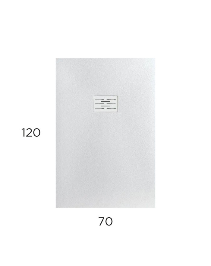 SFA Kinedo Ardesia Matt Shower Tray 120x70 White