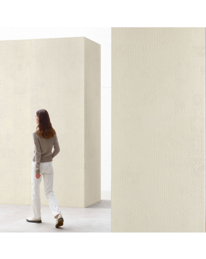 Mutina Dechirer XL Unglazed Porcelain Stoneware Slab, 300x100, Gypsum