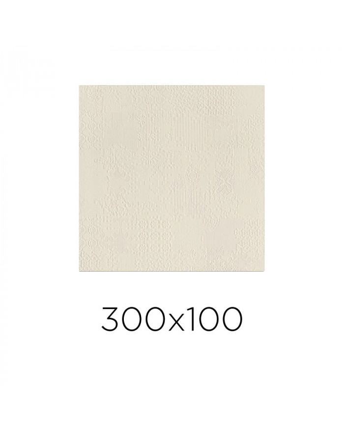 Mutina Dechirer XL Unglazed Porcelain Stoneware Slab, 300x100, Gypsum