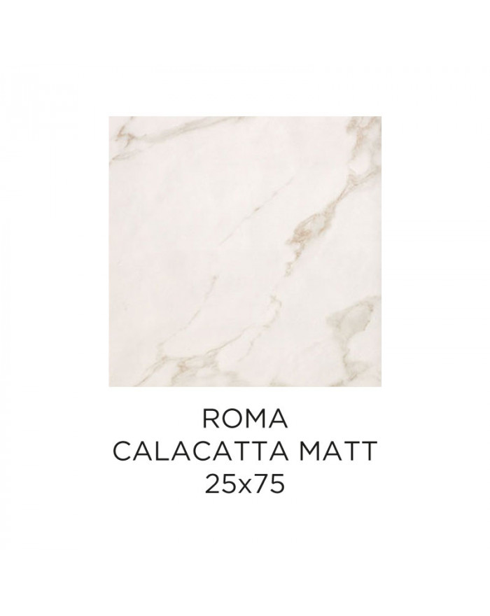 FAP Ceramiche Roma Calacatta Tile 25x75 cm