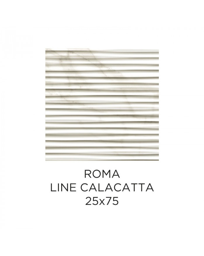 Piastrella Roma Diamond Line Calacatta 25x75 cm FAP Ceramiche FNDX