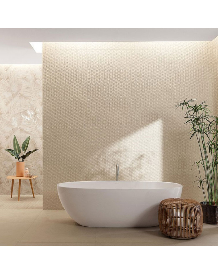 FAP Ceramiche Sheer Drap Beige Tile 25x75 cm