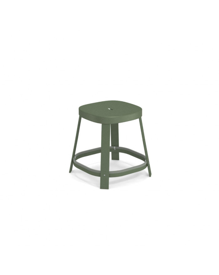 EMU Thor Low military green garden stool