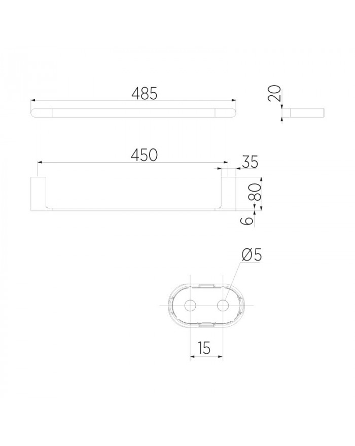 INDA Mito Linear chrome...