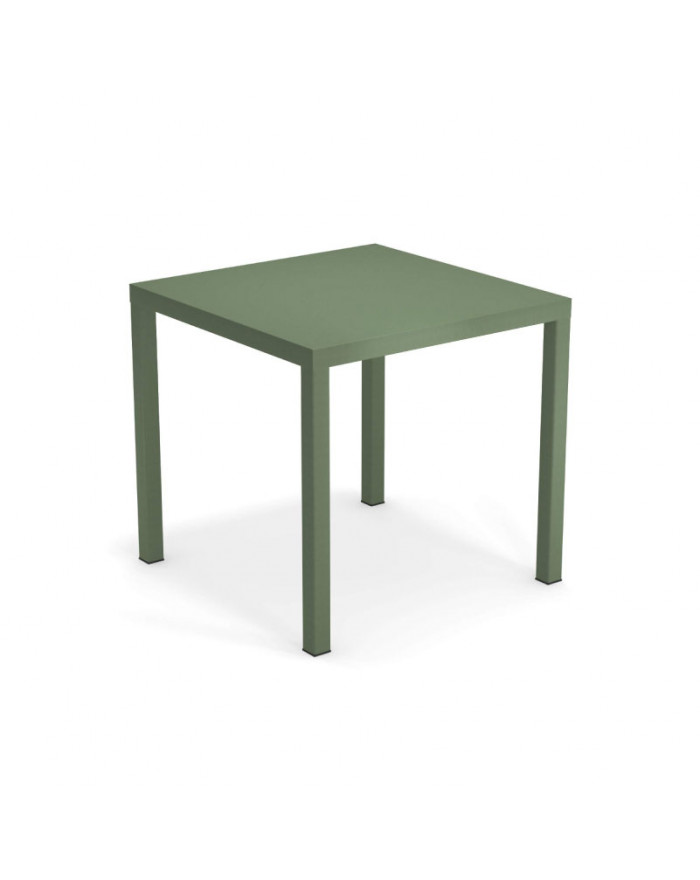 Nova EMU Tavolo Quadrato 80x80 cm Verde Militare 308571700