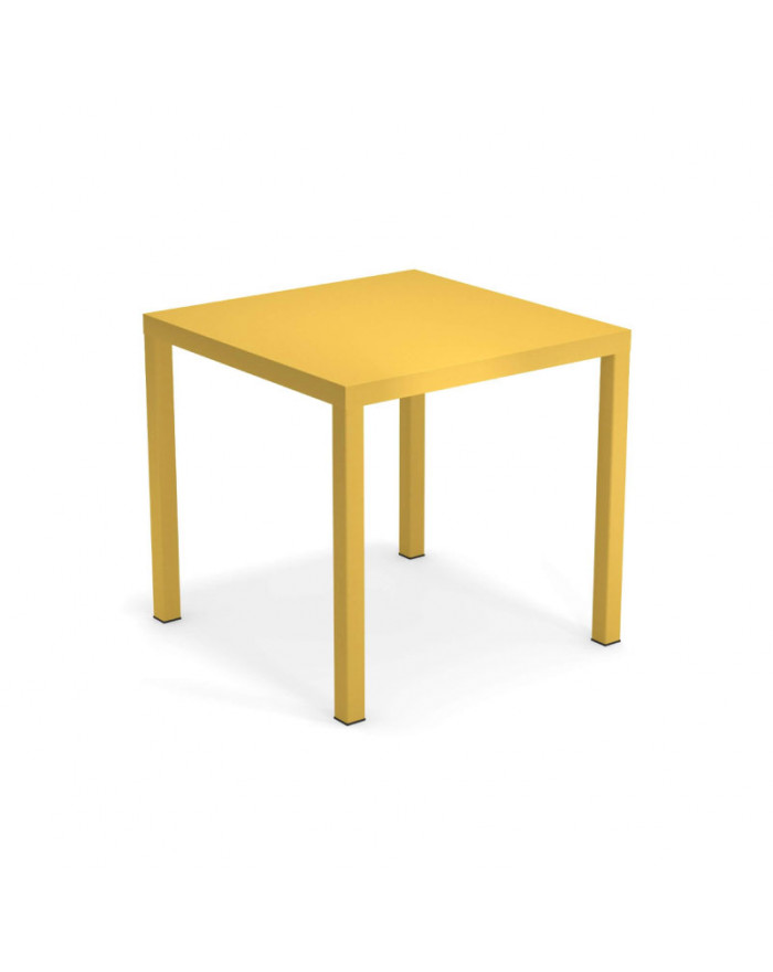 EMU Nova Square Table 80x80 cm Yellow Curry