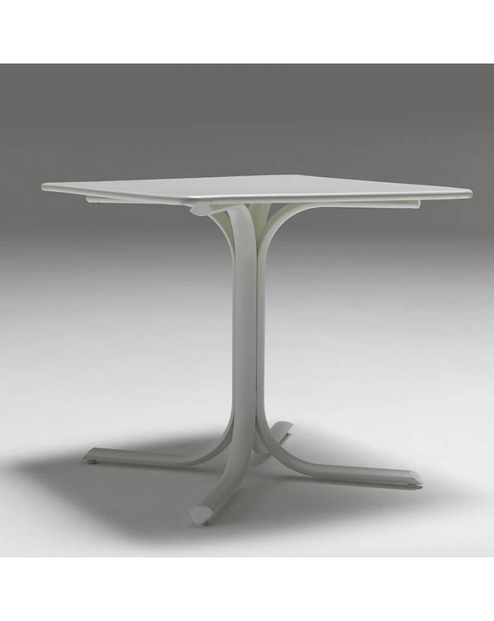 Table System Tavolo basso da giardino EMU 80x80 Bianco Opaco 3116223