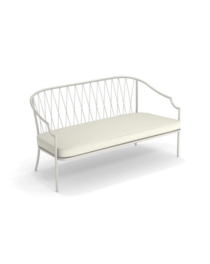 EMU Como Matt White two-seater garden sofa