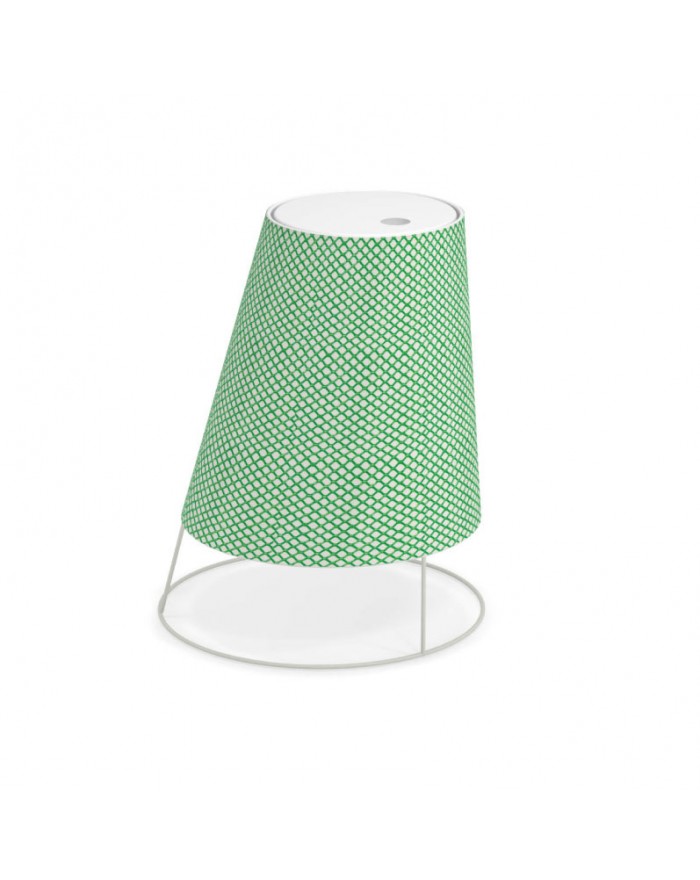 Lampada grande Cone 2002 EMU Bianco Opaco - Rete Verde 320020090093DC