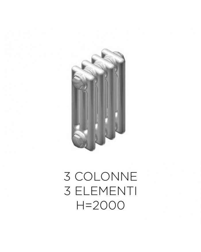 Zehnder 3-column, 3-element Charleston tubular radiator S062