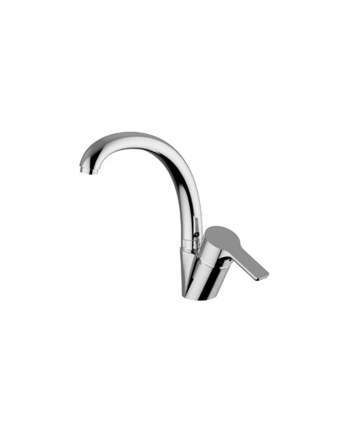 Teorema Good-Life Sink mixer with chromed side lever