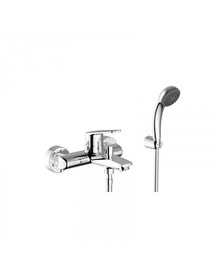 Teorema Sonic External chrome bath mixer