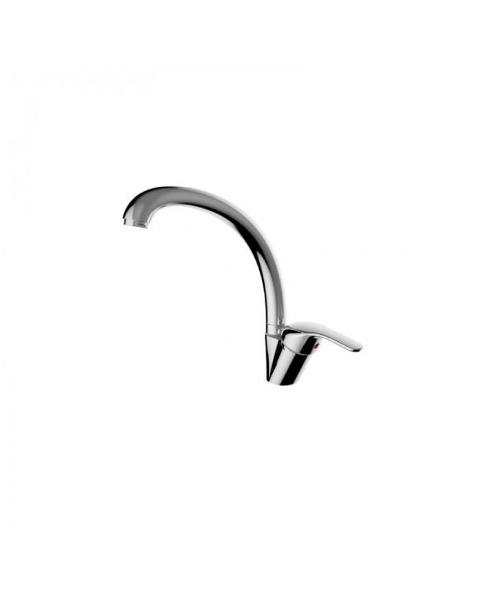 Teorema Golf Plus Sink mixer with chromed side lever