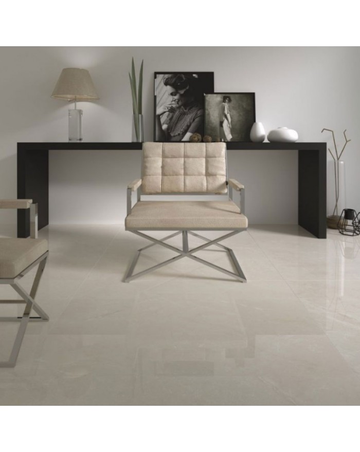 Navarti Butan Porcelain Gres Tile 90x90 Marfil Lucido RTT