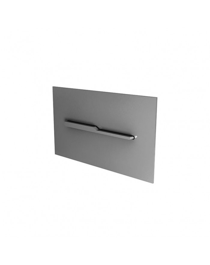 Antonio Lupi Onda Flush plate for WC in Polished Stainless Steel