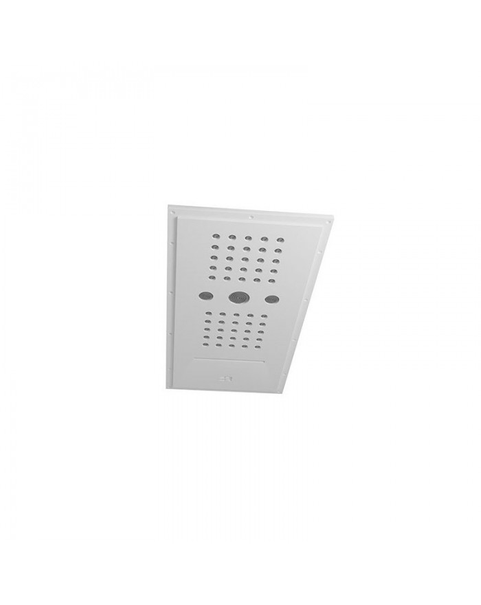 Ghost_Combi Antonio Lupi Soffione a incasso a soffitto 25x53 Flumood Bianco GHOST