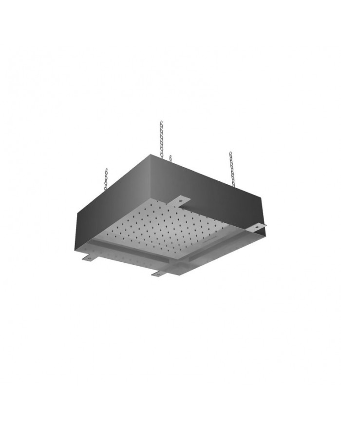 Antonio Lupi Meteo1 B Soffione a incasso a soffitto 35x35 Acciao Inox Bianco