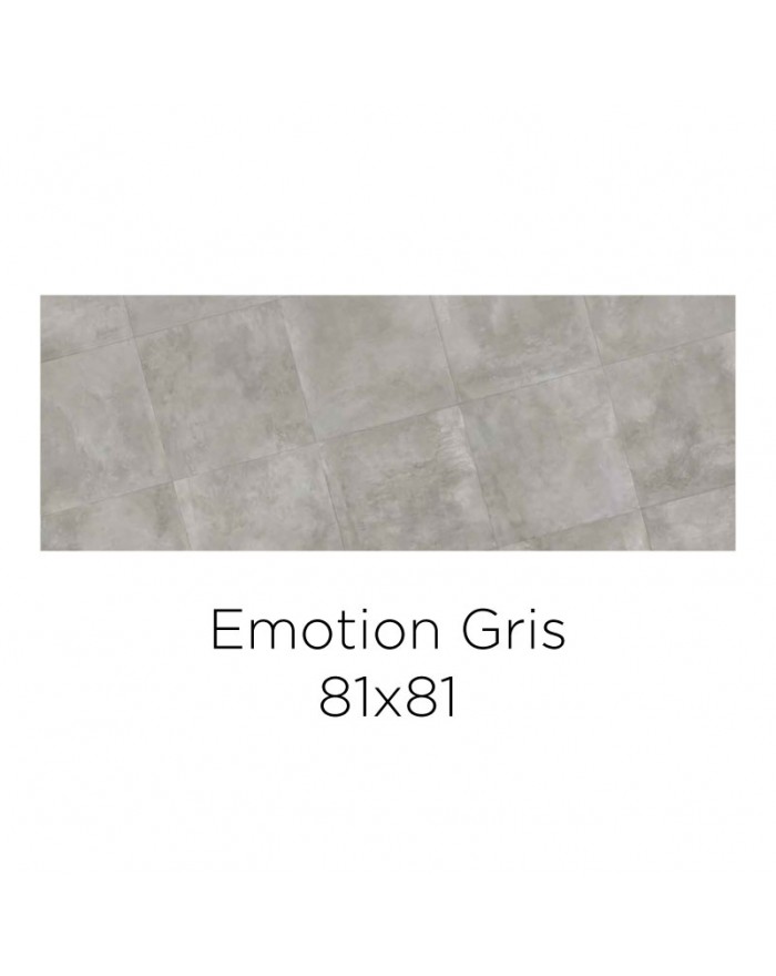 Emotion Piastrella in Grés Porcellanato 81X81 Rettificato Gris Dado Ceramica EMT052