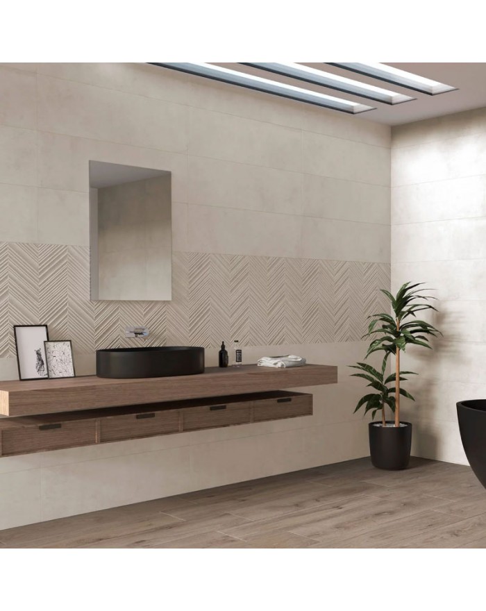 Navarti Drava White-body tile 30x90 cm Marfil RTT