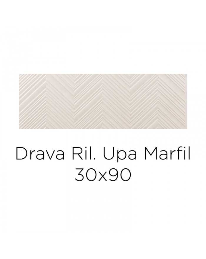 Navarti Drava White-body tile 30x90 cm Marfil RTT