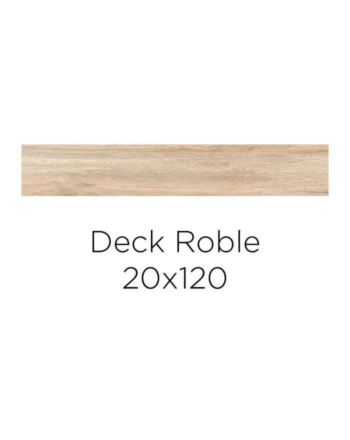 Deck Navarti Piastrella in gres porcellanato 20x120 cm Roble RTT NAVN064120120300