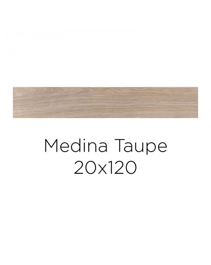 Navarti Medina Porcelain stoneware tile 20x120 cm Taupe RTT