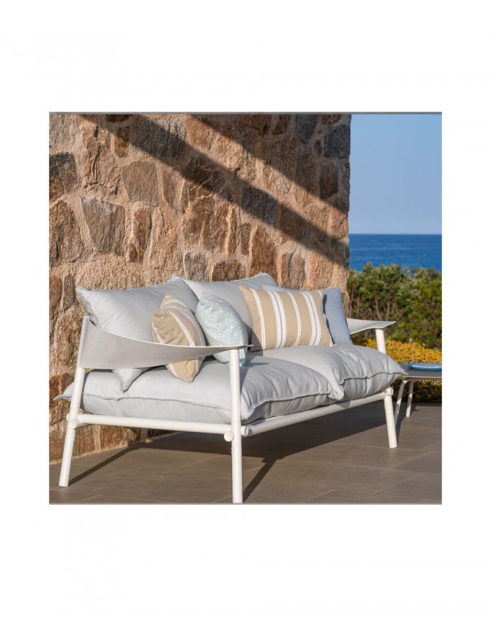 EMU Terramare Structure White 3-seater outdoor sofa