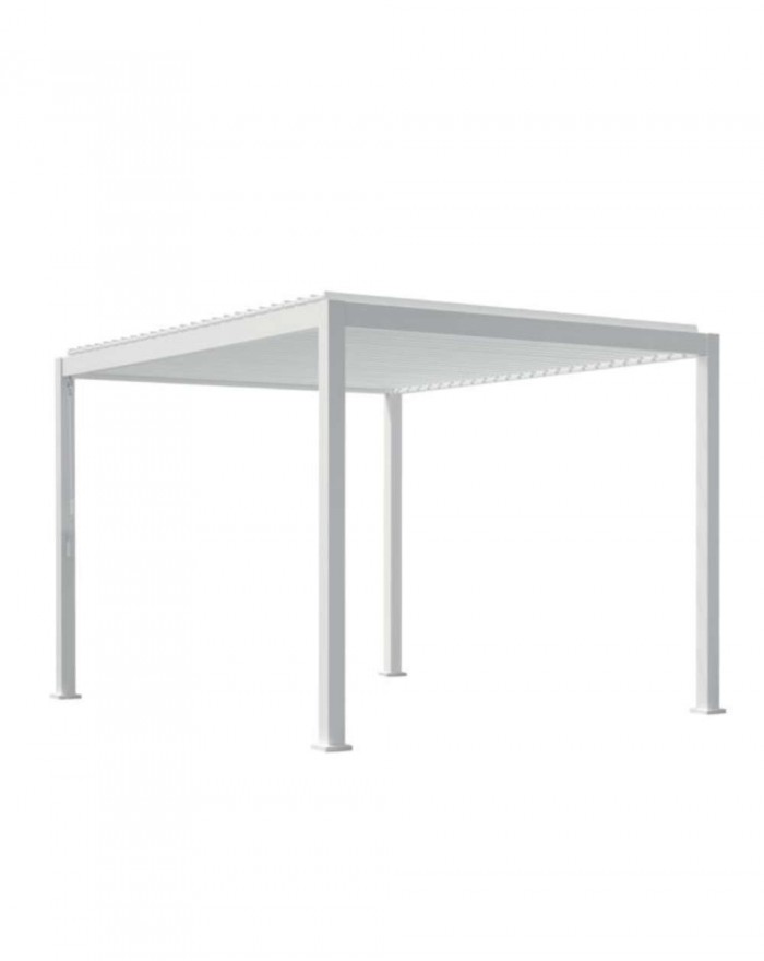 Moia Arizona Pergola 3x4 m in white aluminum