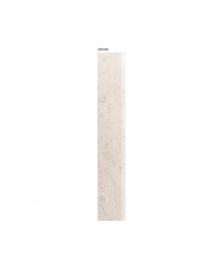 Ceramica Incontro Smusso Porcelain skirting board 7x60 cm 60SC001