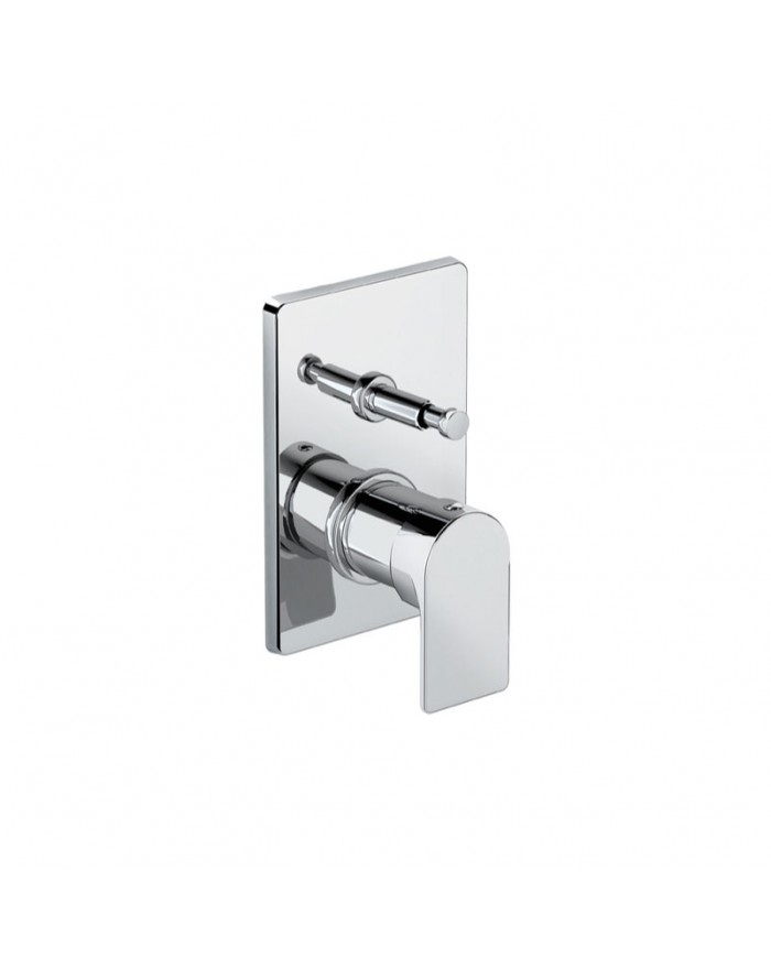 FIR ITALIA External part of 2-way chrome shower mixer