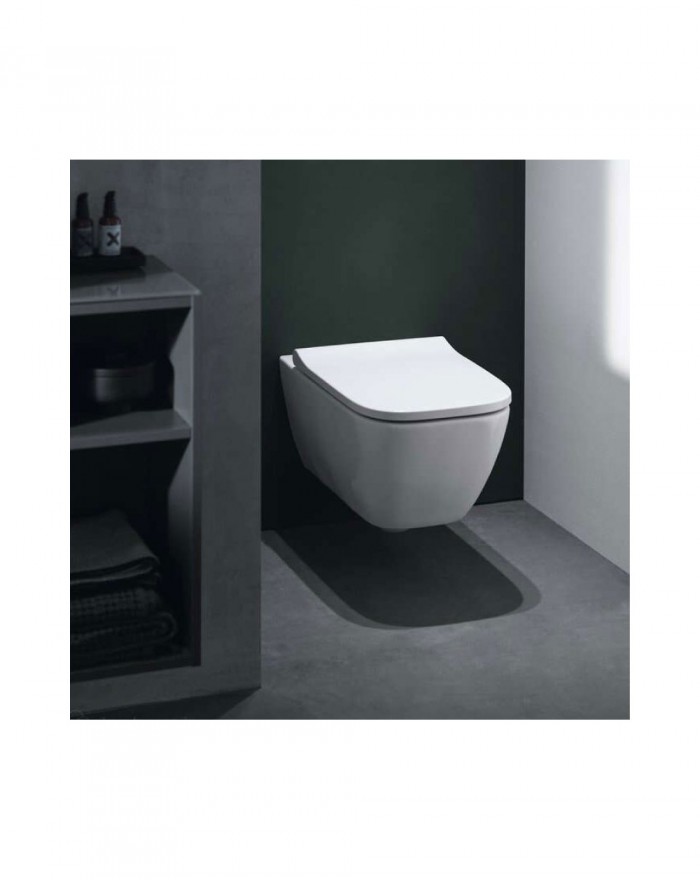 copy of Ceramica Cielo Cubika White toilet seat