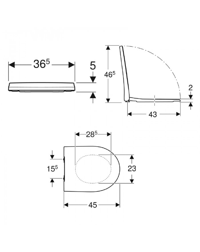 copy of Ceramica Cielo Cubika White toilet seat