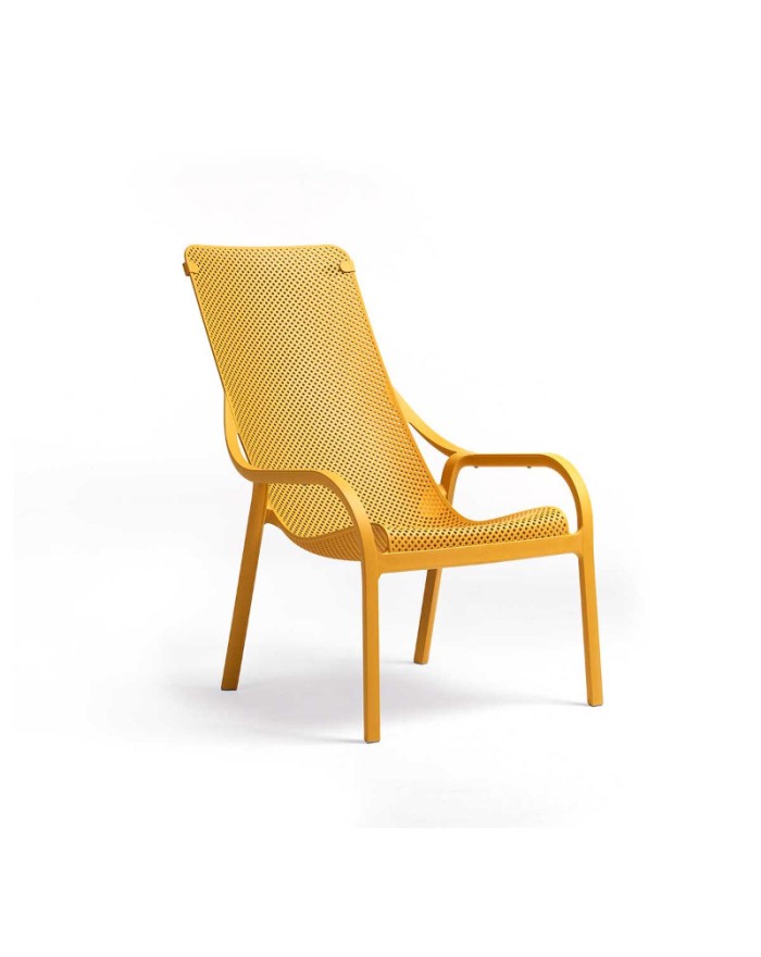 Nardi Net Lounge Mustard outdoor armchair