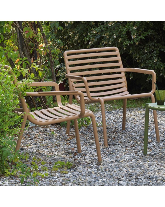 Sedia da giardino Nardi Doga Relax cappuccino 4025614000