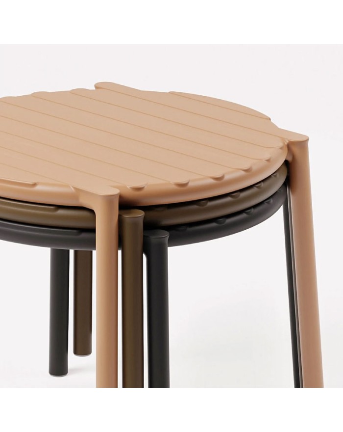 Nardi Doga Garden table Ø50 cm cappuccino