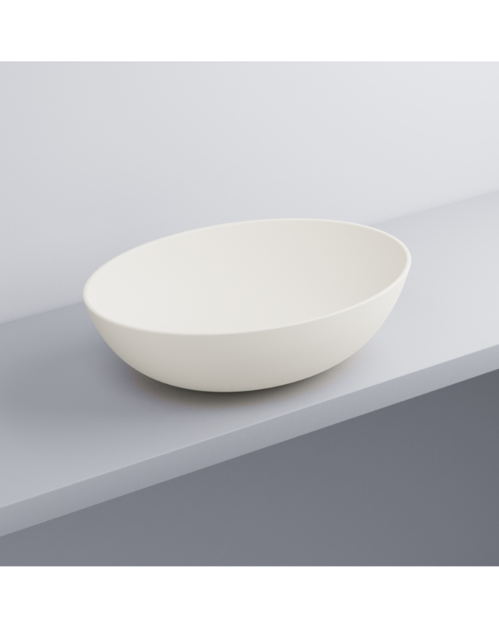 Ceramica Cielo Eco Small White countertop washbasin