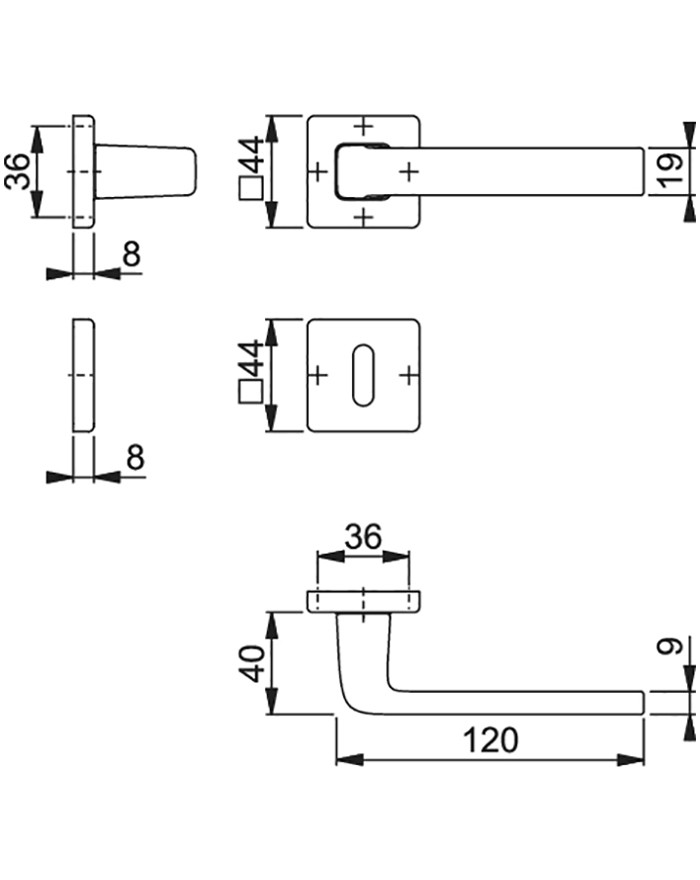 copy of SFA Kinedo Sliding door for Fast 100 cm corner shower cubicle